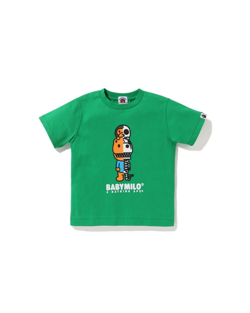 Hauts Bape Glow In The Dark Rex Bone Vert Enfant | AMU-97392150